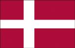 Auto-Flagge - Dänemark - Gr. ca. 40x30cm - 78039 - Flagge mit Klemmstab, Autoländerfahne