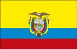 Stockländerfahne - Ecuador - Gr. ca. 40x30cm - 77044 - Schwenkfahne Länderflagge