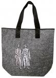 Filztasche mit Einstickung - GOETHE & SCHILLER - 26142 - Tasche Shopper Umhängetasche Bag