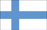 Fahne - Finnland - Gr. ca. 40x30cm - 77050 - Länderflagge Stockländerfahne