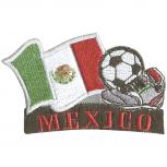 AUFNÄHER - Fußball - Mexico - 77922 - Gr. ca. 8 x 5 cm - Patches Stick Applikation