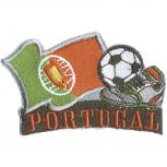 AUFNÄHER Patches Bügeltransfer - Fußball Portugal - 77925 - Gr. ca. 8 x 5 cm