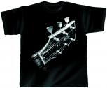 T-Shirt mit Print - Cosmic Guitar - 10371 - ROCK YOU© MUSIC SHIRTS - S