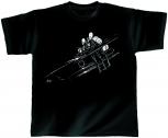 T-Shirt unisex mit Print - Trumpet Classic - von ROCK YOU MUSIC SHIRTS - 10388 schwarz - Gr. S
