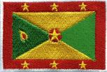 Aufnäher -  Grenada Fahne - 21597 - Gr. ca. 8 x 5 cm