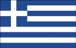 Fahne - Griechenland - Gr. ca. 40x30cm - 77056 - Stockländerfahne