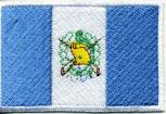 Aufnäher - Guatemala Fahne - 21599 - Gr. ca. 8 x 5 cm