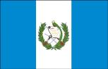 Länderfahne - Guatemala - Gr. ca. 40x30cm - 77058 - Flagge Stockländerfahne
