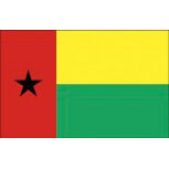 Autoscheiben-Fahne - Guinea-Bissau - Gr. ca. 40x30cm - 78059 - Flagge mit Klemmstab - Autoländerfahne