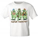 T-Shirt mit Print - Gator Country - 12986 Gr. S-3XL