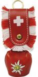 Kuhglocke aus Metall rot lackiert - Glocke - Schweiz - 31602