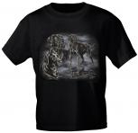 KINDER T-Shirt mit Print - Labrador - 08246 schwarz - aus der ©Kollektion Bötzel - Gr. 110-164