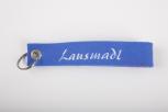 (14435) Filz-Schlüsselanhänger mit Aufdruck " Lausmadl" blau