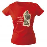 Girly-Shirt mit Print - Luther -  G12623 - versch. farben zur Wahl - Gr. XS-XXL