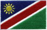 Aufnäher - Namibia Fahne - 21635 - Gr. ca. 8 x 5 cm