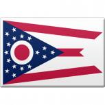 Magnet - US-Bundesstaat Ohio - Gr. ca. 8 x 5,5 cm - 37135 - Küchenmagnet