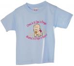 Kinder- T-Shirt mit Print - Omas und Opas Engel..Bengel - 08207 hellblau - Gr. 86/92