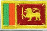 Aufnäher - Sri Lanka Fahne - 21662 - Gr. ca. 8 x 5 cm