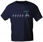 T-Shirt mit Printmotiv - Taubensport - TB159 dunkelblau - Gr. S-2XL