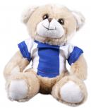 Plüsch - Teddybär mit Shirt blau weiß - 27139