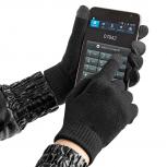 Handschuhe - mit Spezialeinsätzen an den Fingerkuppen für Touchfunktion - 31651 S/M