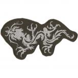 Aufnäher - Drachen Tattoo - 04623 - Gr. ca. 11,5 x 6 cm - Patches Stick Applikation