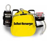 Trinkhelm Spaßhelm mit Printmotiv - selbst Versorger- 51651 - versch. Farben zur Wahl gelb