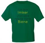 T-Shirt mit Print - Ich bin Imker und liebe meine flotte Biene - 10928 - Gr. S-3XL