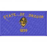 AUFNÄHER - USA - Oregon - 05587 - Gr. ca. 8 x 5 cm - Patches Stick Applikation