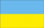 Länder-Flagge - Ukraine - Gr. ca. 40x30cm - 77177 - Flagge, Schwenkfahne mit Holzstock,  Stockländerfahne