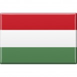 Magnet - Länderflagge Ungarn - Gr.ca. 8x5,5 cm - 37849