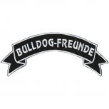 Rückenaufnäher - Bulldog-Freunde - 07305 - Gr. ca. 28 x 7 cm - Patches Stick Applikation