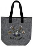 Filztasche mit Einstickung - BAYERN Rucksack Enzian - 26008 - Tasche Shopper Bag Umhängetasche