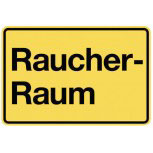 Türschild Kunststoffschild - RAUCHERRAUM - Gr. ca. 30 x 20 cm - 300911