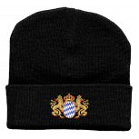 Hip-Hop Mütze Bayern Emblem Wappen Löwen 56547 schwarz