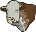 Aufnäher - Kuh Rind Ochse Bulle - 00951 - Gr. ca. 7cm x 7cm