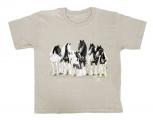 Kinder-T-Shirt mit Print - Tinkerfamilie - ©Kollektion Bötzel - 08251 sandfarben - Gr. 86/92