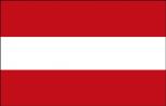 Dekofahne - Österreich - Gr. ca. 150 x 90 cm - 80004 - Deko-Länderflagge