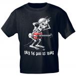 T-Shirt unisex mit Print - good die young - von ROCK YOU MUSIC SHIRTS - 09409 schwarz - Gr. S