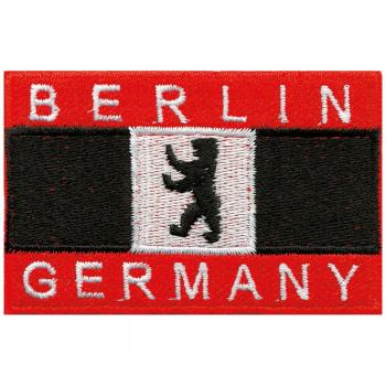 AUFNÄHER - Berlin - 00486 - Gr. ca. 8cm x 5cm - Patches Stick Applikation