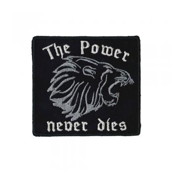 Aufnäher Patches The Power never dies Gr. 8 x 7,5 cm  00304