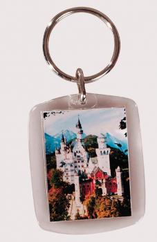 Schlüsselanhänger - Schwanstein - Gr. ca. 60x40mm - 03436 -