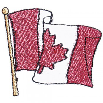 Aufnäher - Aufbügler - Fahne Kanada - 04330 -  Gr. ca.7 x 6 cm