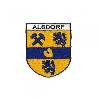 Aufnäher Patches Wappen Alsdorf Gr. ca. 7,2 x 8,7 cm 00508