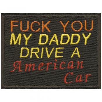 Aufnäher - FUCK YOU... - 06058 - Gr. ca. 10 x 8cm - Patches Stick Applikation