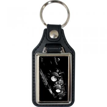 Leder-Schlüsselanhänger mit Motiv – Astro Amp – 06271/1 aus der Serie  ROCK YOU© MUSIC