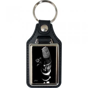 Leder-Schlüsselanhänger mit Motiv – Clarinet – 06272/1 aus der Serie  ROCK YOU© MUSIC