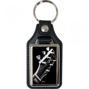 Leder-Schlüsselanhänger mit Motiv – Cosmic Guitar – 06272/4 aus der Serie  ROCK YOU© MUSIC