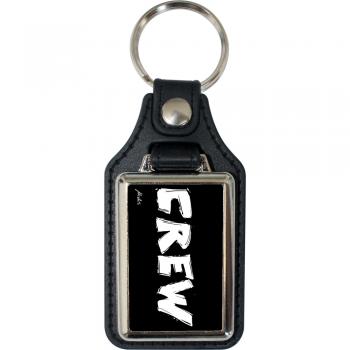 Leder-Schlüsselanhänger mit Motiv – Crew – 06272/5 aus der Serie  ROCK YOU© MUSIC