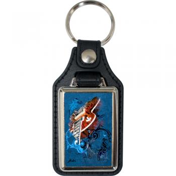 Leder-Schlüsselanhänger mit Motiv – Grandmaster  – 06273/3 aus der Serie  ROCK YOU© MUSIC